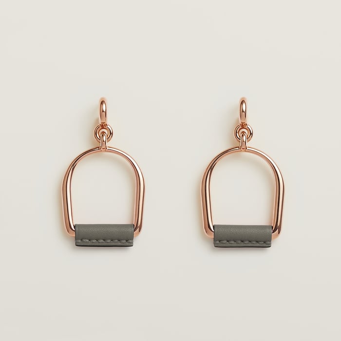 Heritage Equestre Etrier earrings, large model