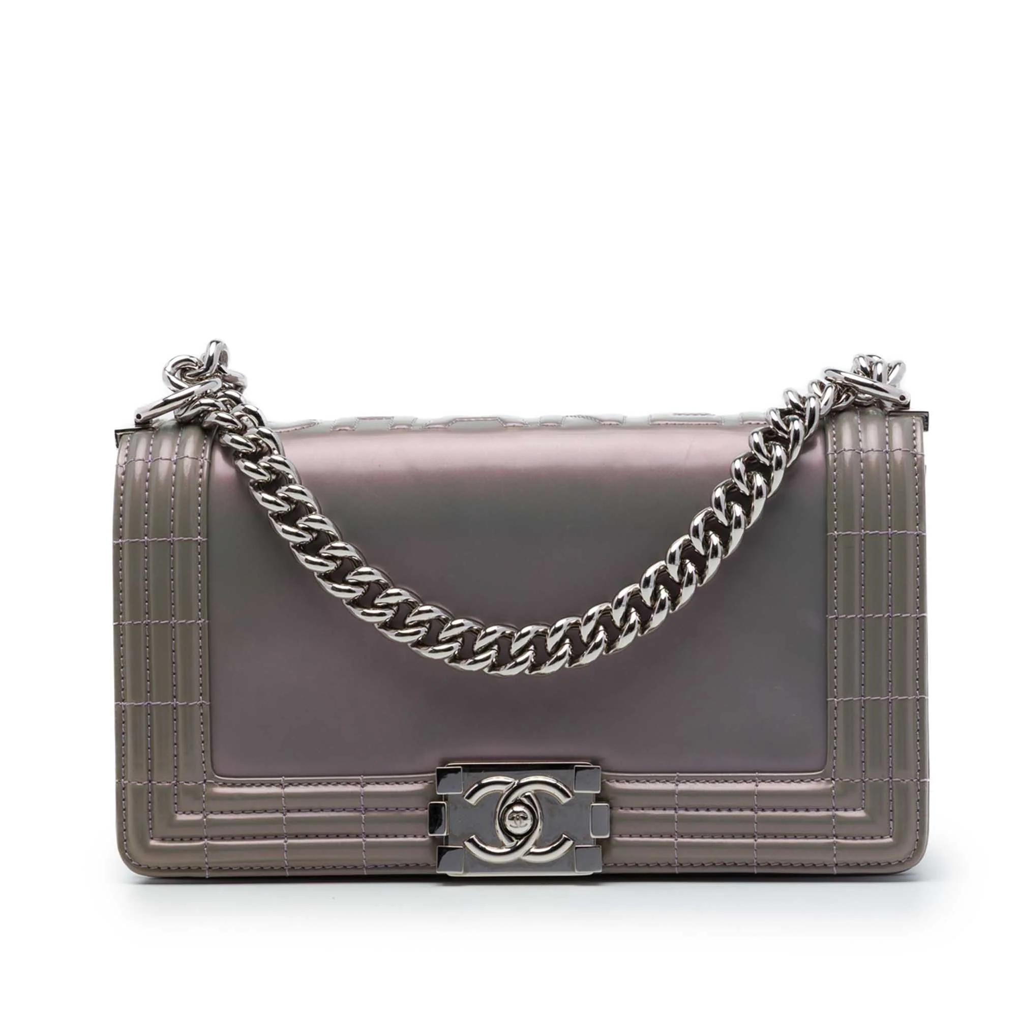 Boy patent leather handbag