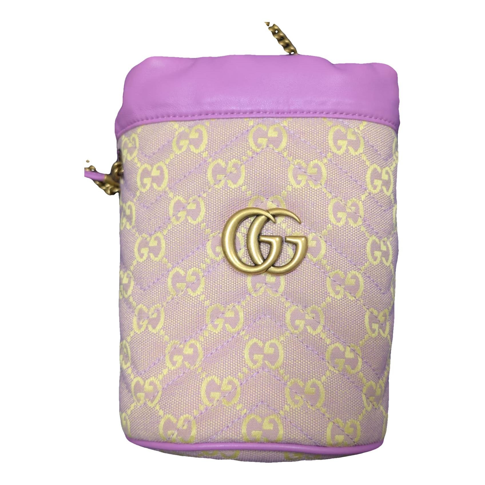 GG Marmont Bucket leather handbag