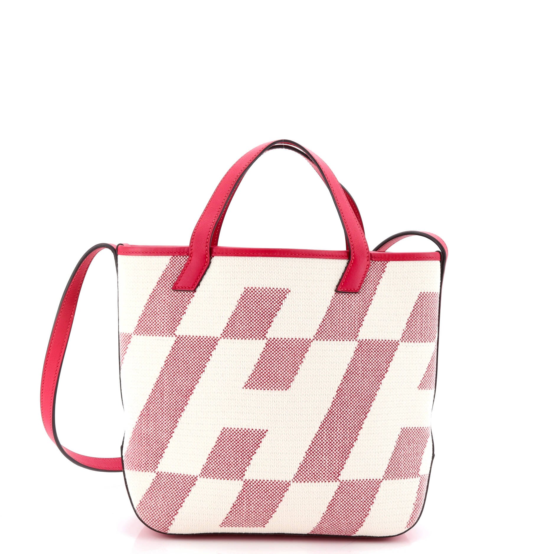 Hermes Cabas H en Biais Tote Canvas with Leather 27