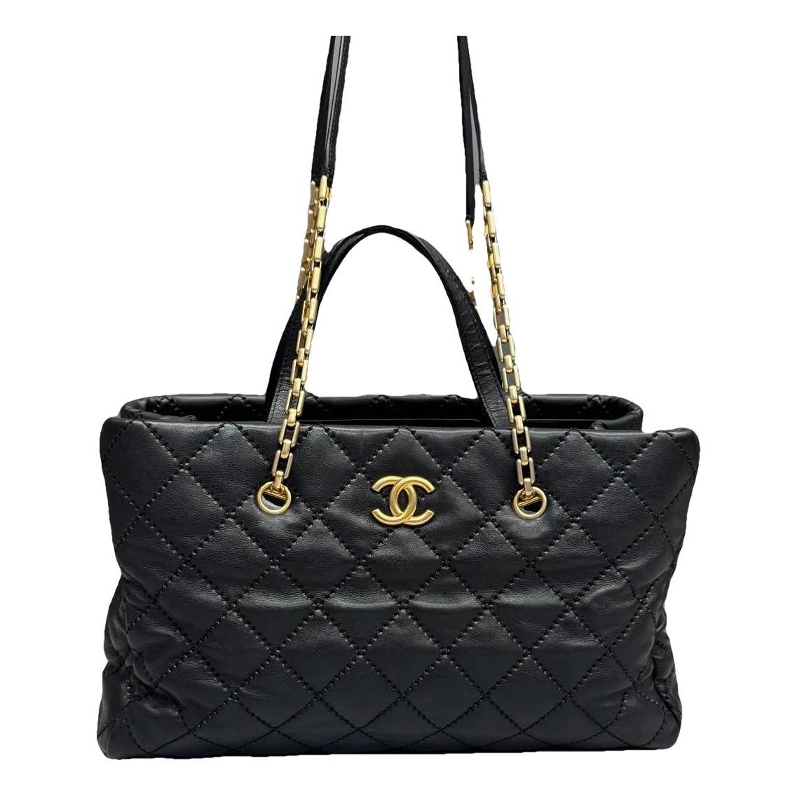 Leather tote