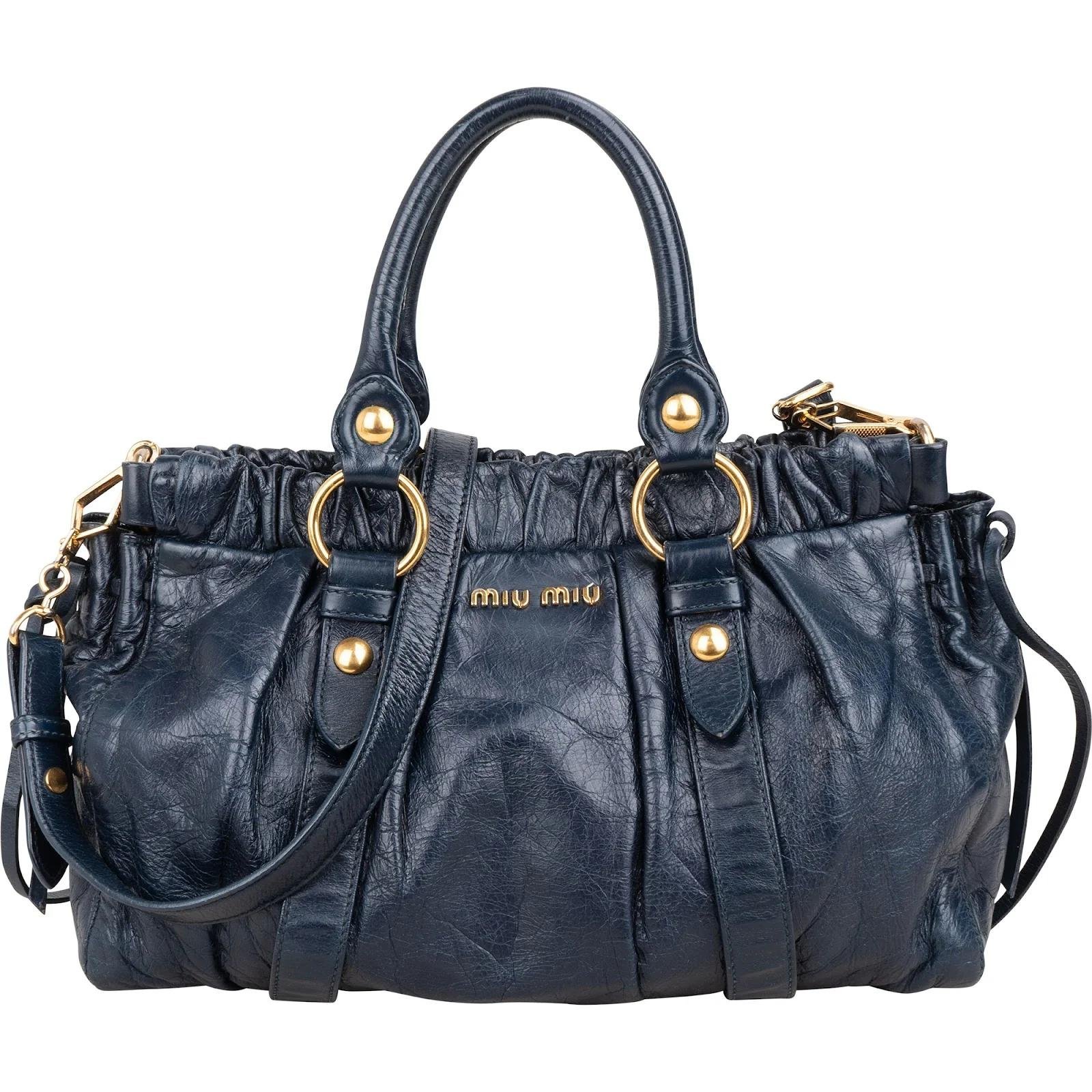 Vitello leather crossbody bag