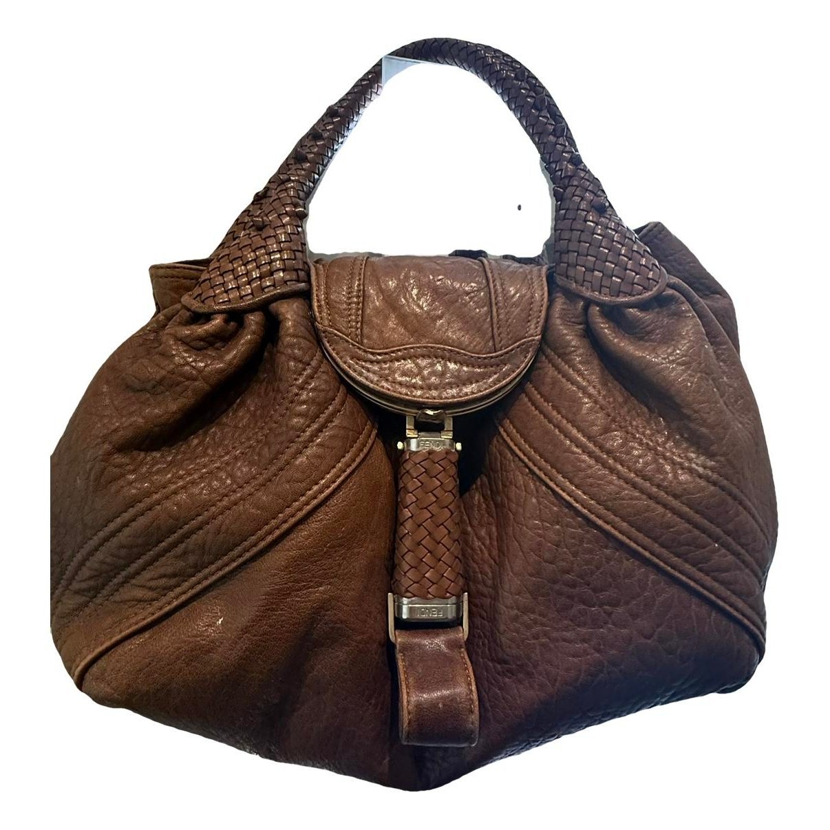 Spy leather handbag
