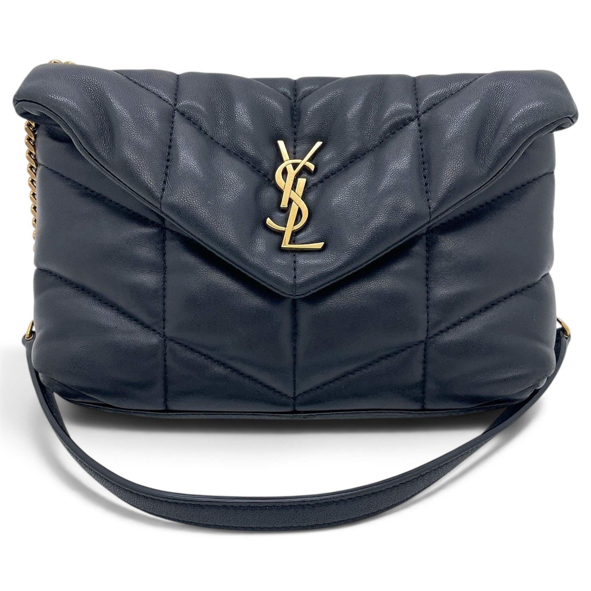 Loulou Puffer leather crossbody bag