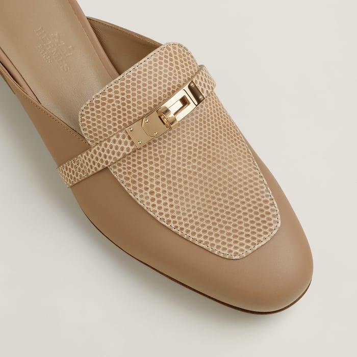Beige Argile Oz Mule
