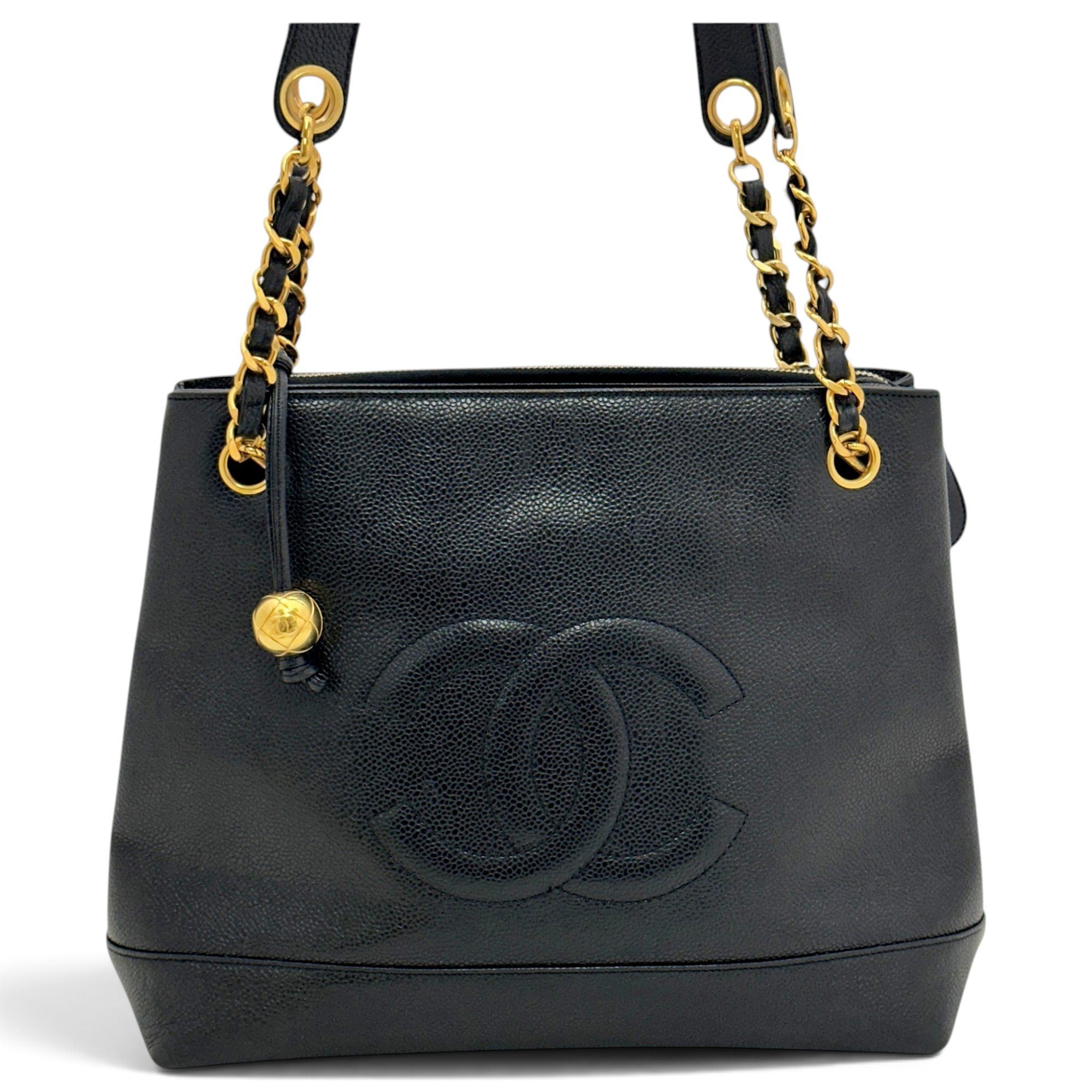 Leather tote