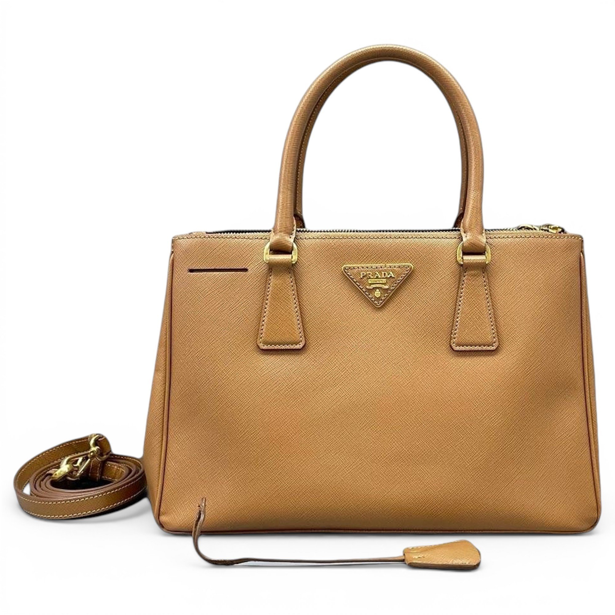 Galleria leather handbag