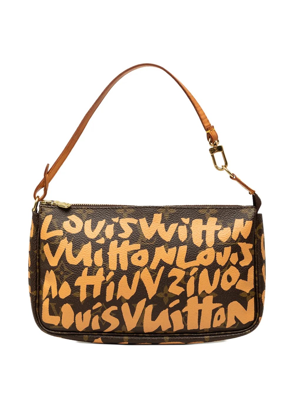 2001 Stephen Sprouse Monogram Graffiti Pochette Accessoires shoulder bag