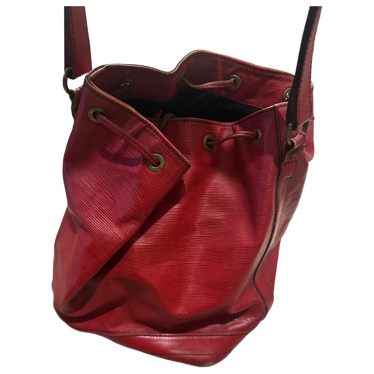 Poche Noé leather handbag