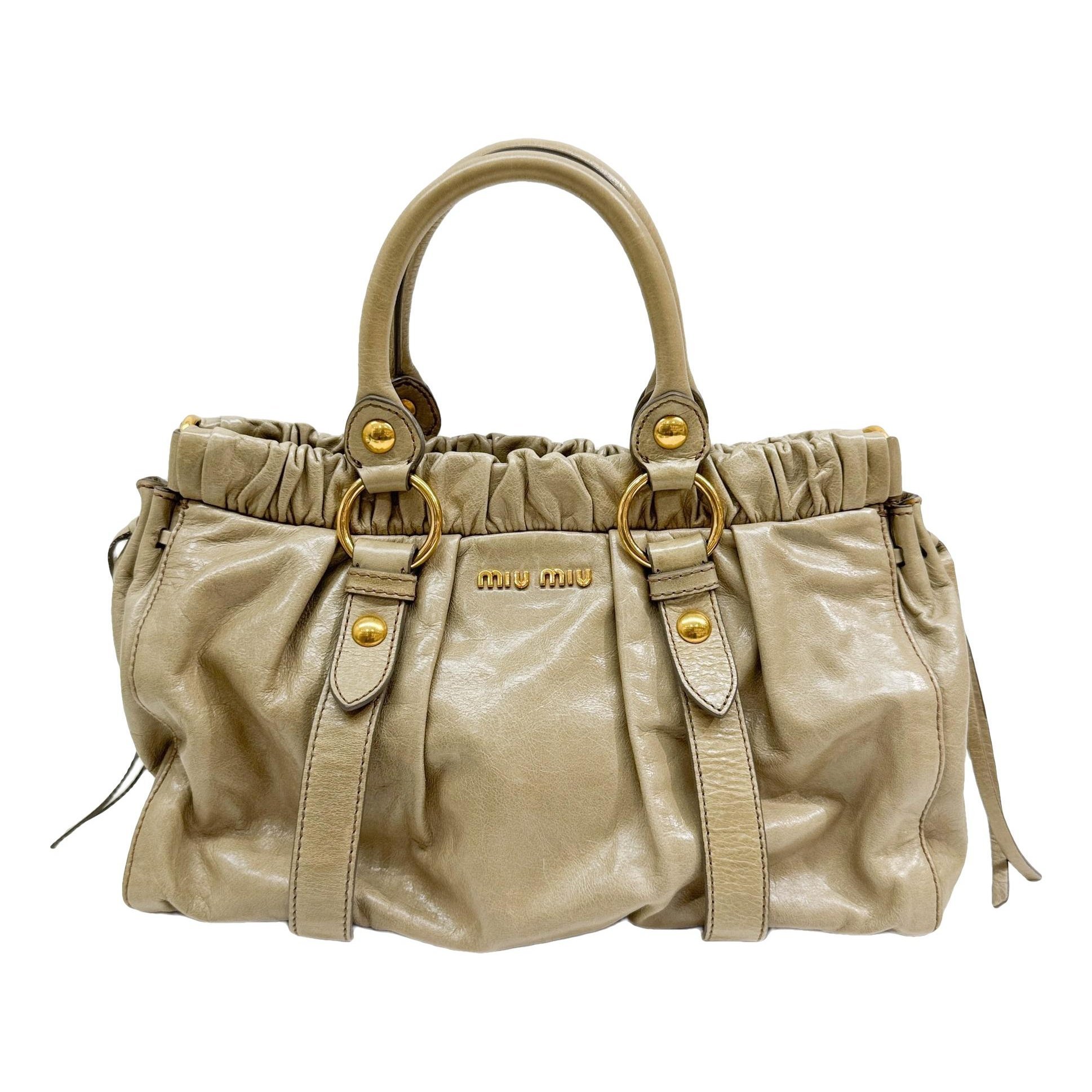 Vitello leather handbag