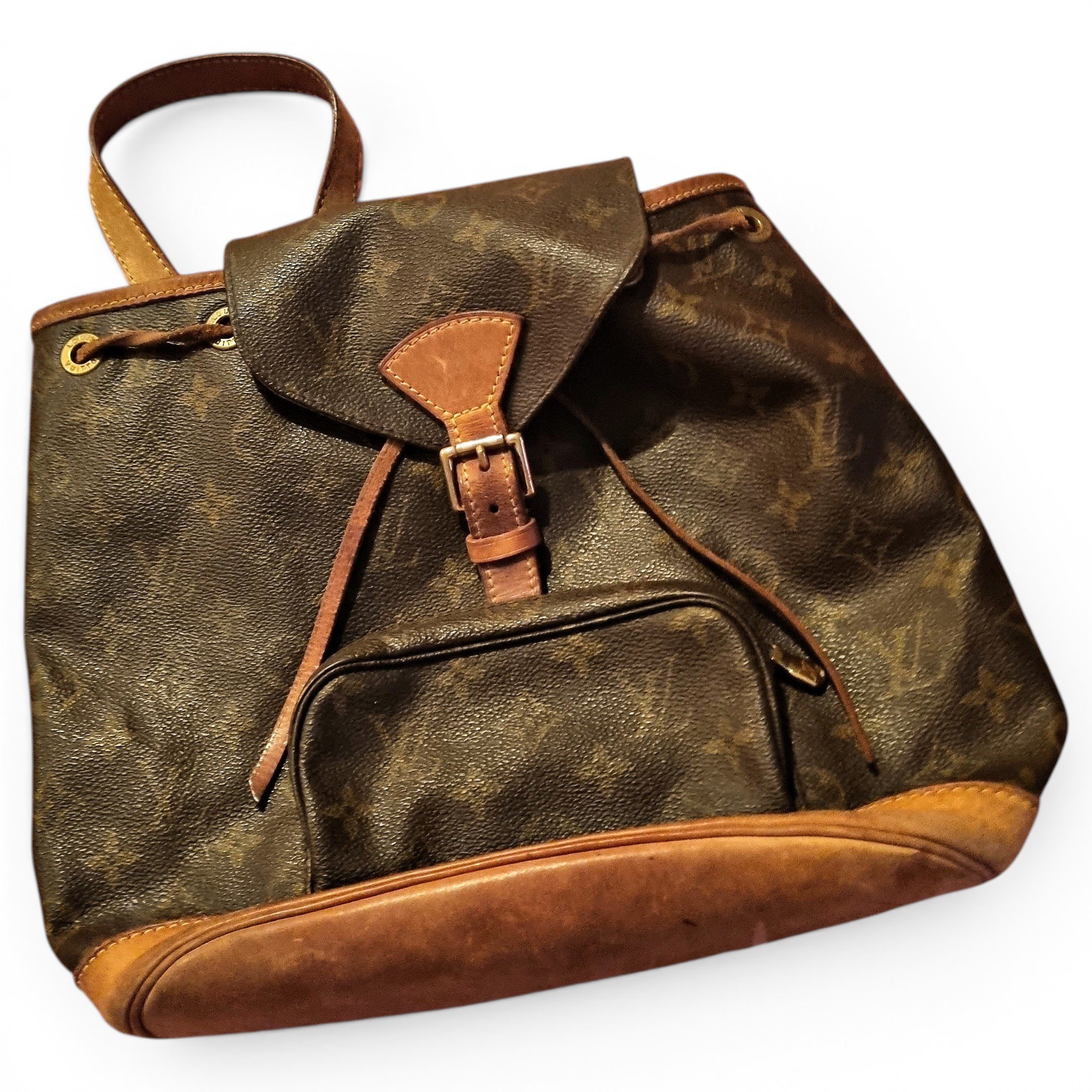 Louis Vuitton Montsouris Vintage leather backpack