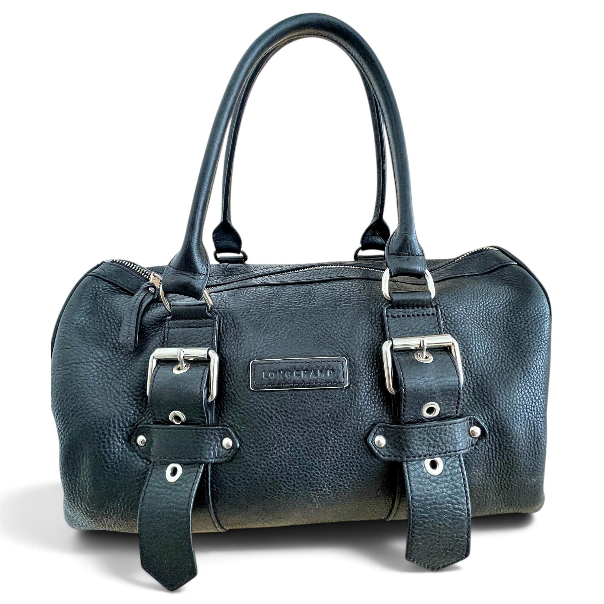 Longchamp Kate Moss leather bowling bag