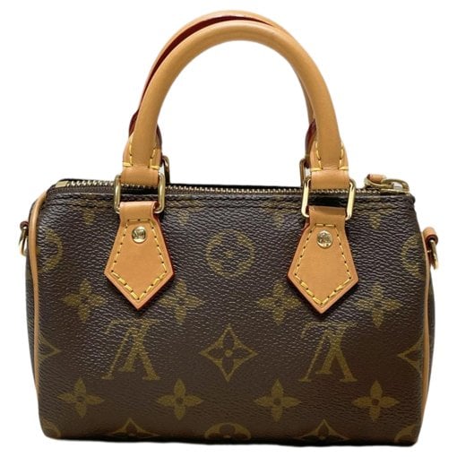 Nano Speedy / Mini HL leather handbag