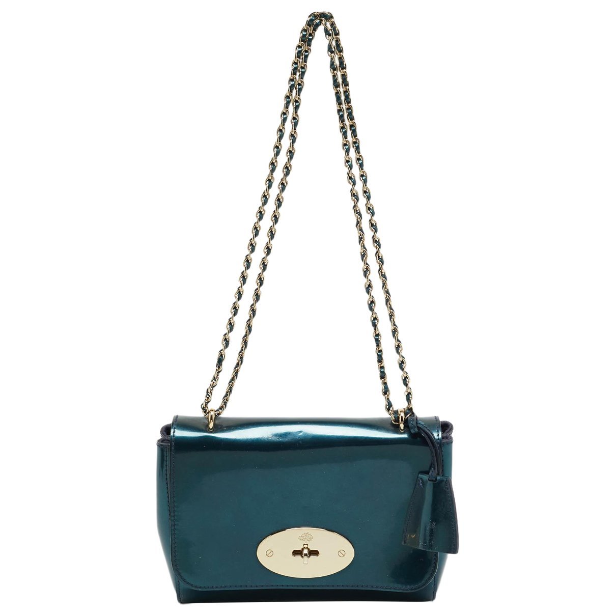 Lily patent leather handbag