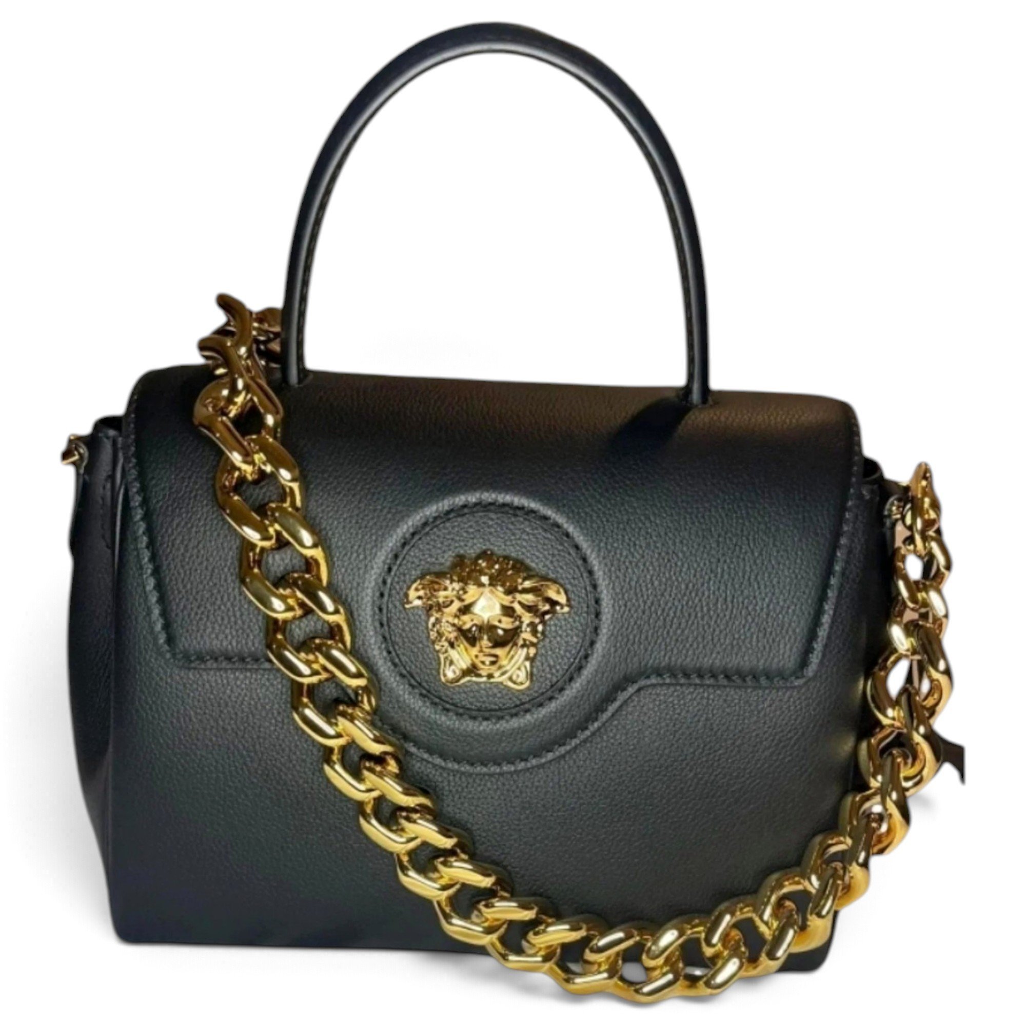 La Medusa leather crossbody bag