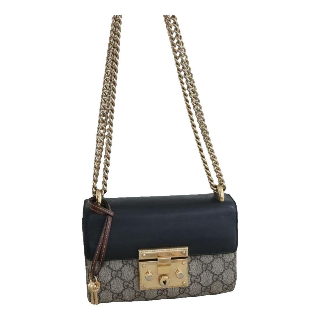 Padlock cloth crossbody bag