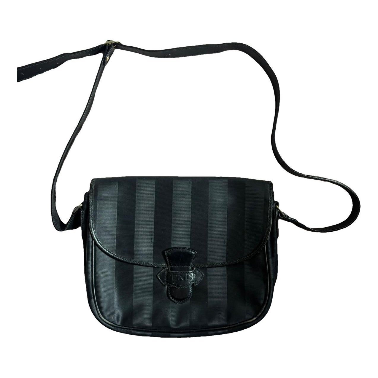 Croissant Vintage cloth crossbody bag