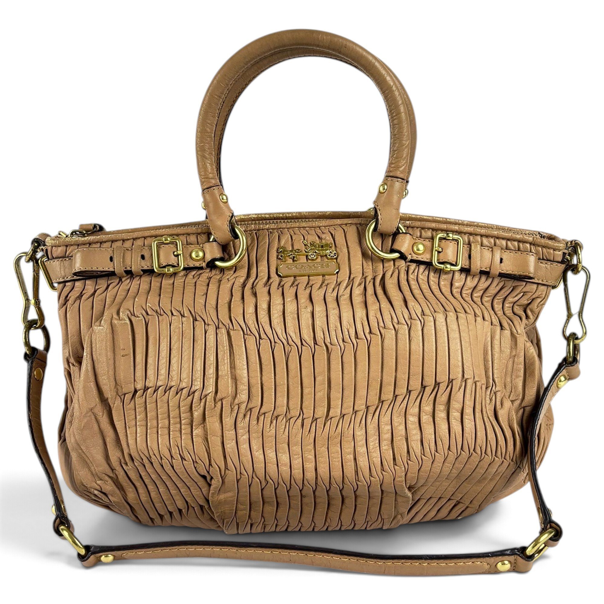 Coach Madison leather handbag