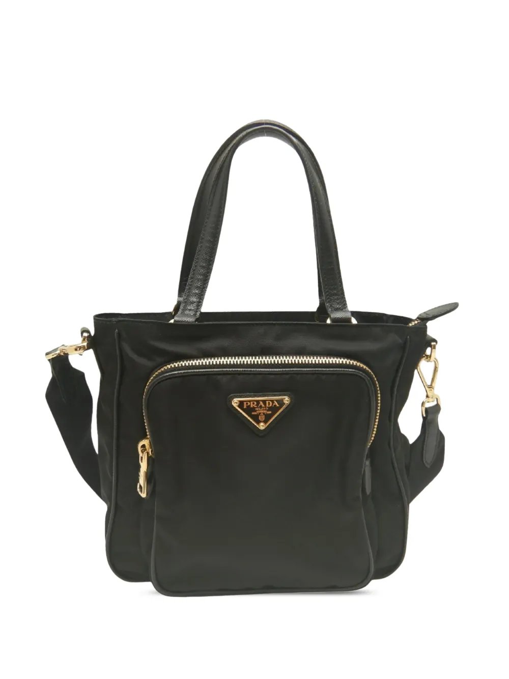 2013-2026 Saffiano Trimmed Tessuto satchel