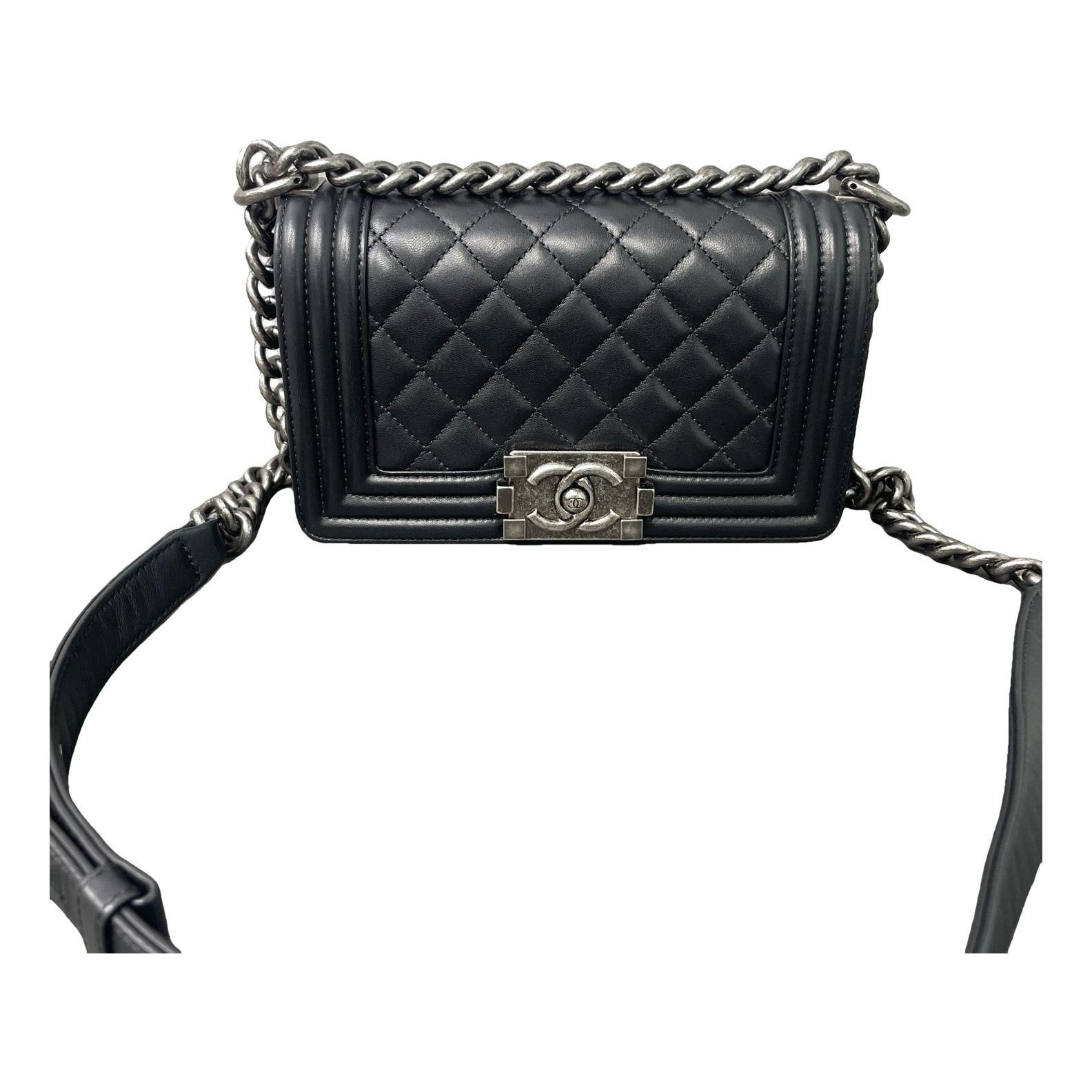 Boy leather mini bag