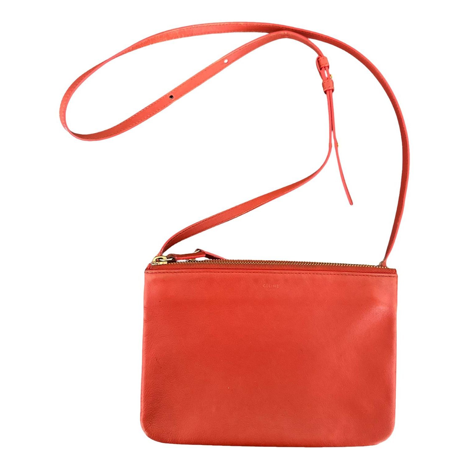 Trio leather crossbody bag