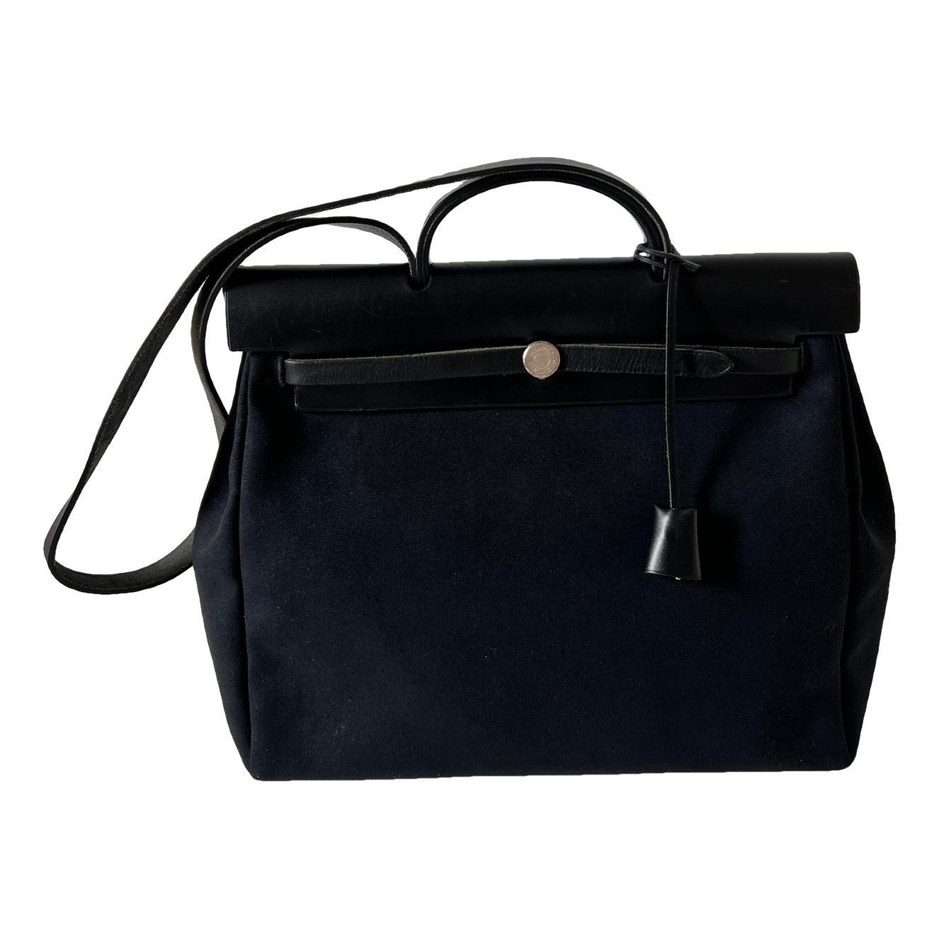 Hermes Herbag Handbag Velvet Leater 1999