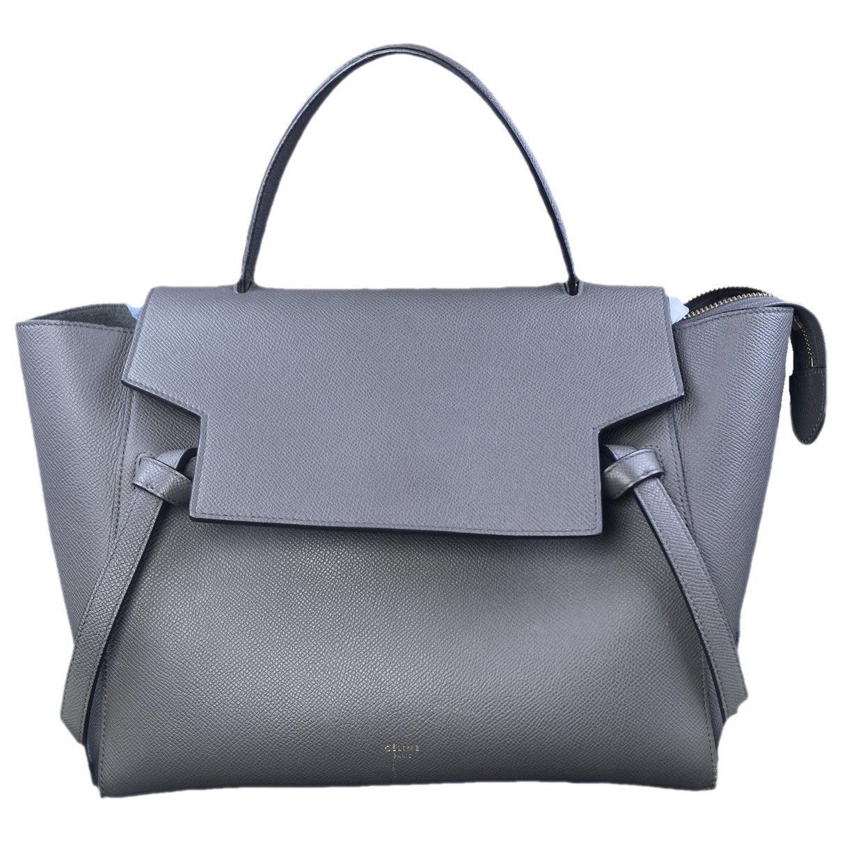 Belt leather handbag