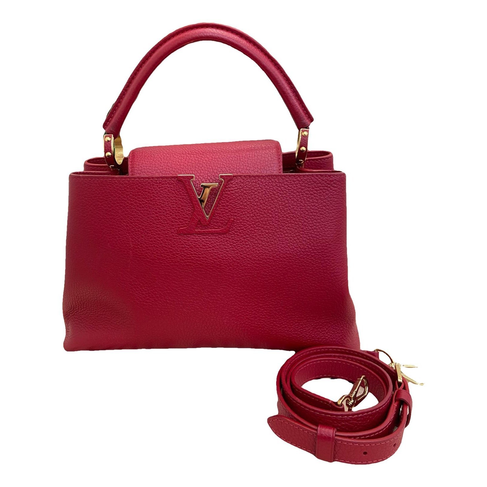 Capucines leather handbag