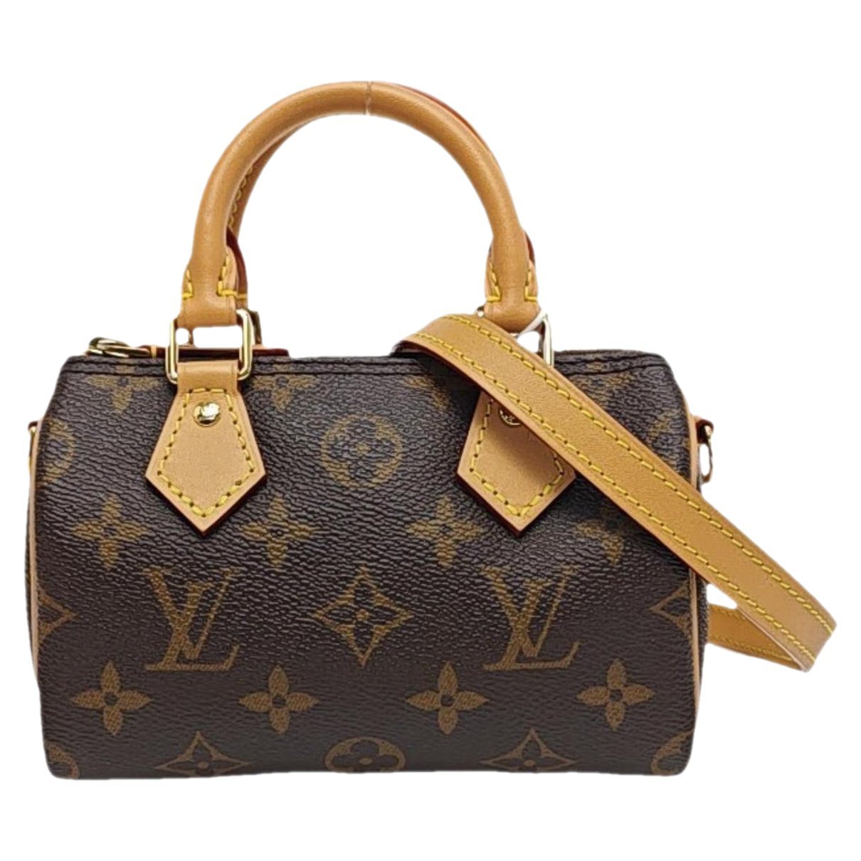 Nano Speedy / Mini HL leather handbag