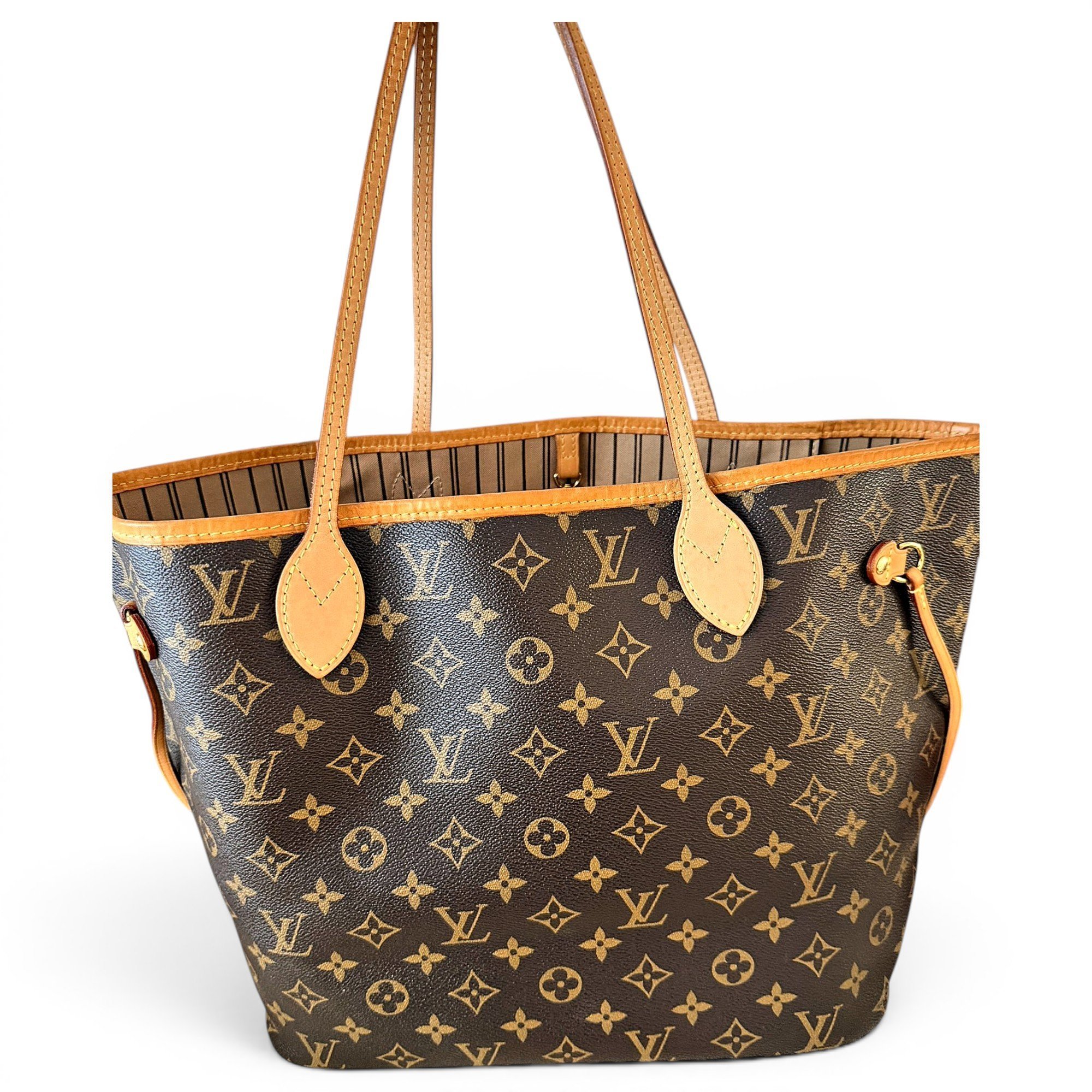 Neverfull leather tote