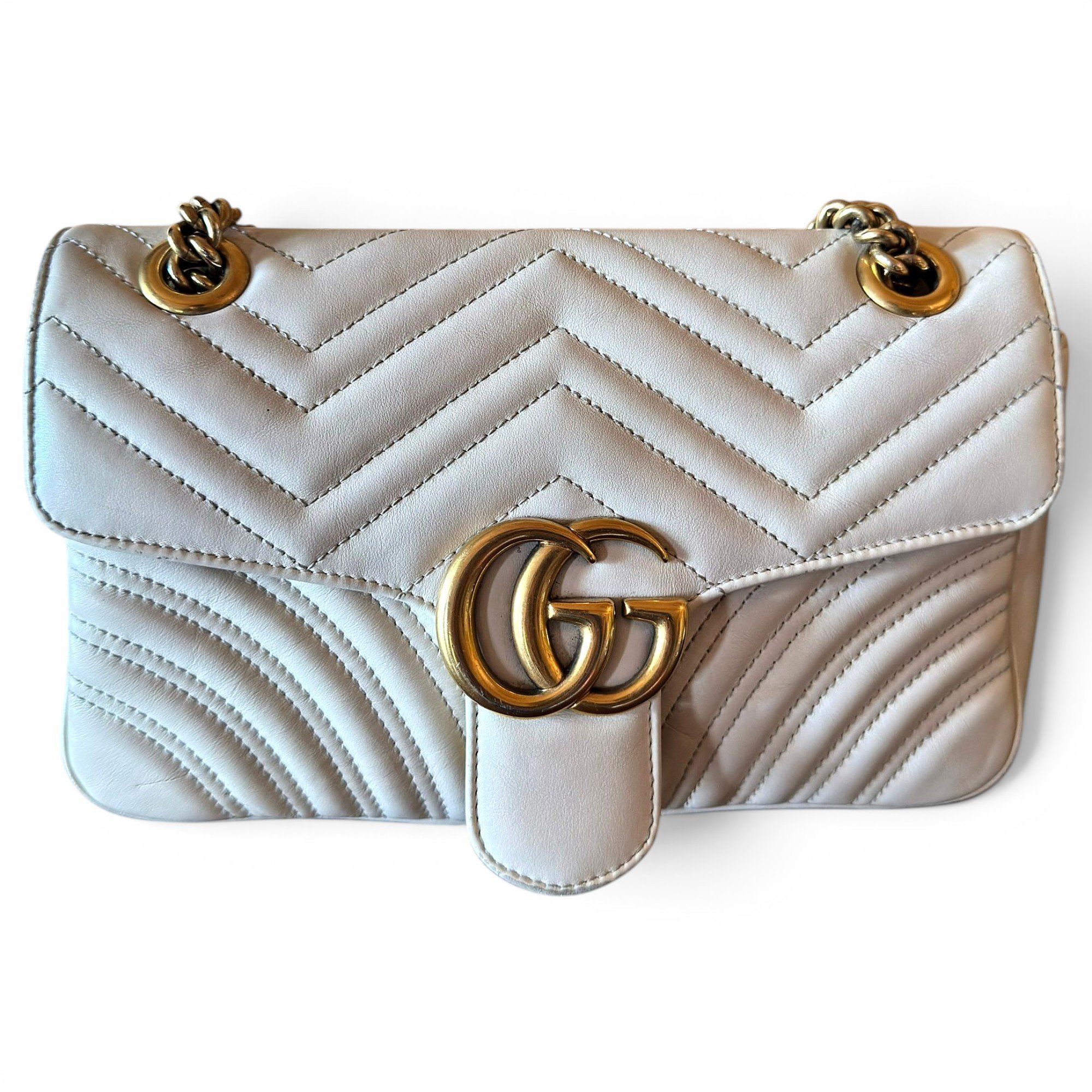GG Marmont Flap leather crossbody bag