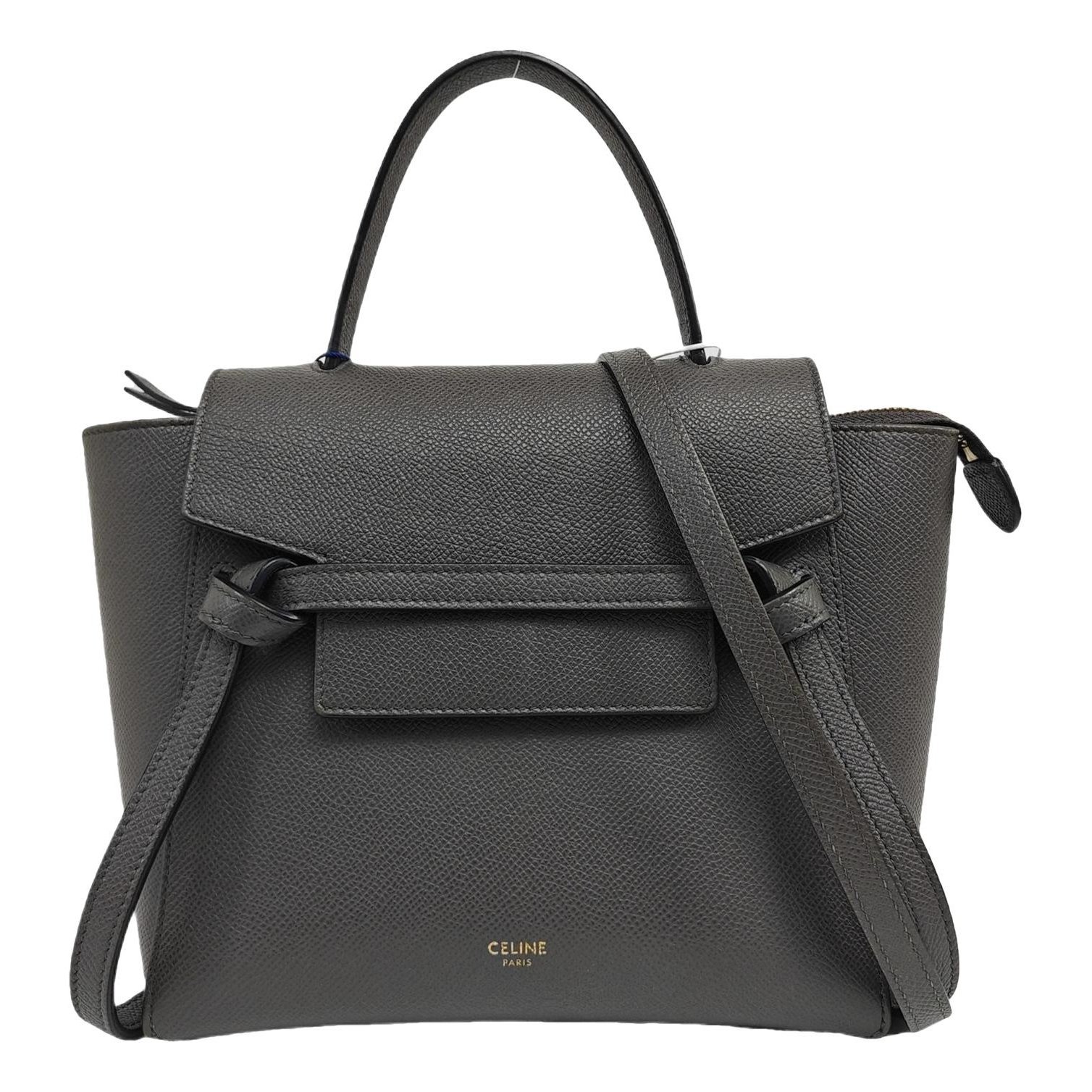 Belt leather handbag