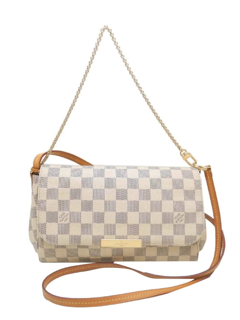 2016 Damier Azur Favorite MM satchel