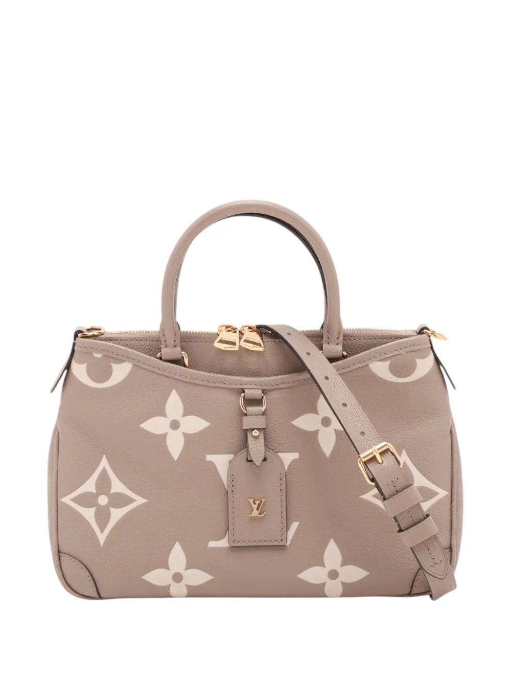 2021-2026 Bicolor Monogram Empreinte Giant Trianon PM satchel
