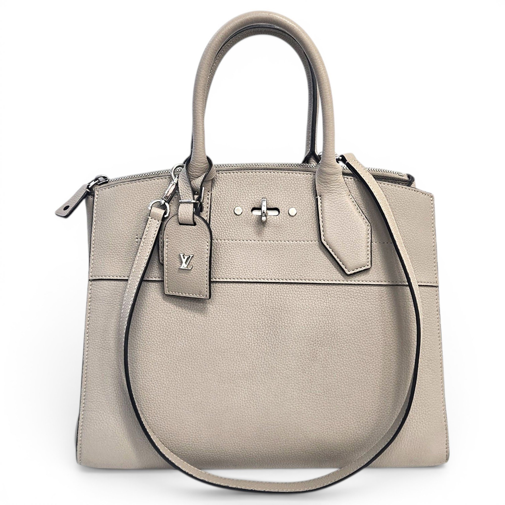 Louis Vuitton Lockme leather handbag
