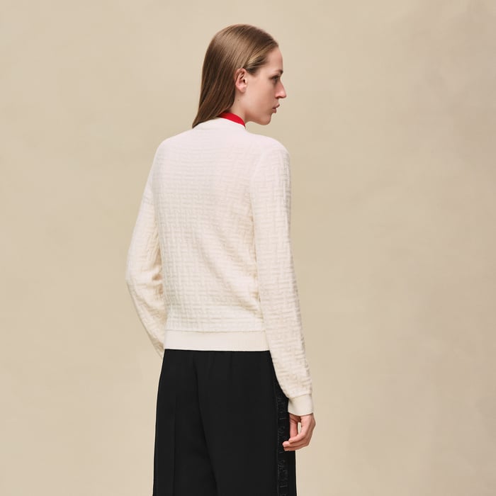 Blanc Naturel "H Voyage" Long-sleeve Sweater