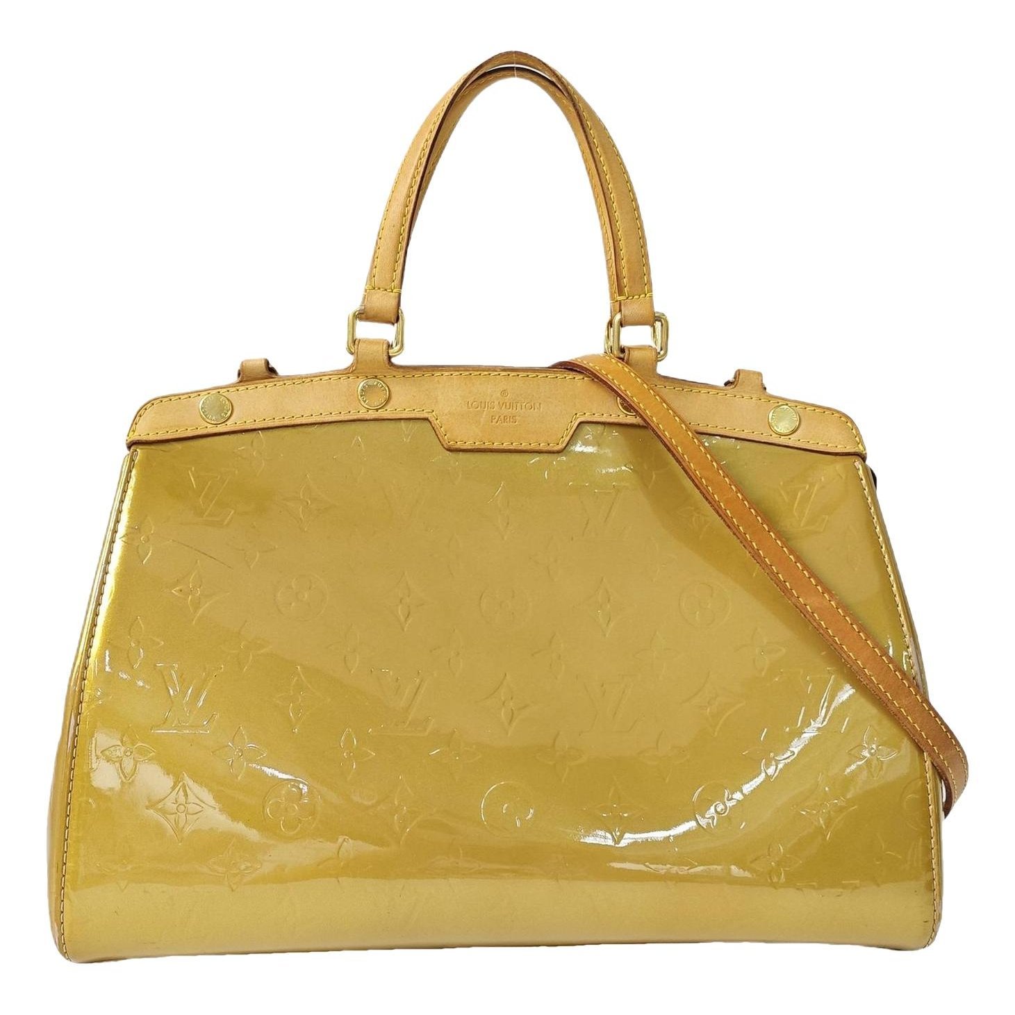 Patent leather handbag