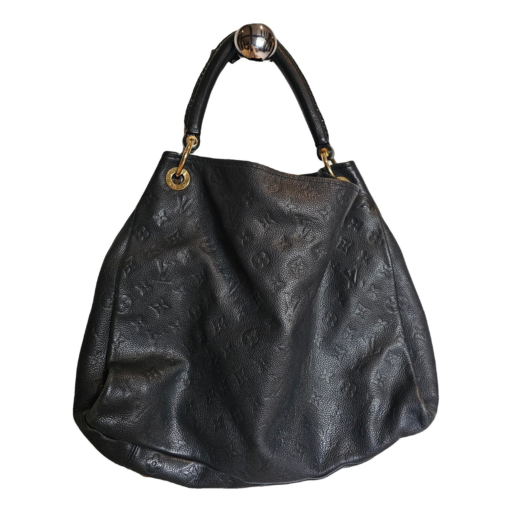 Artsy leather handbag