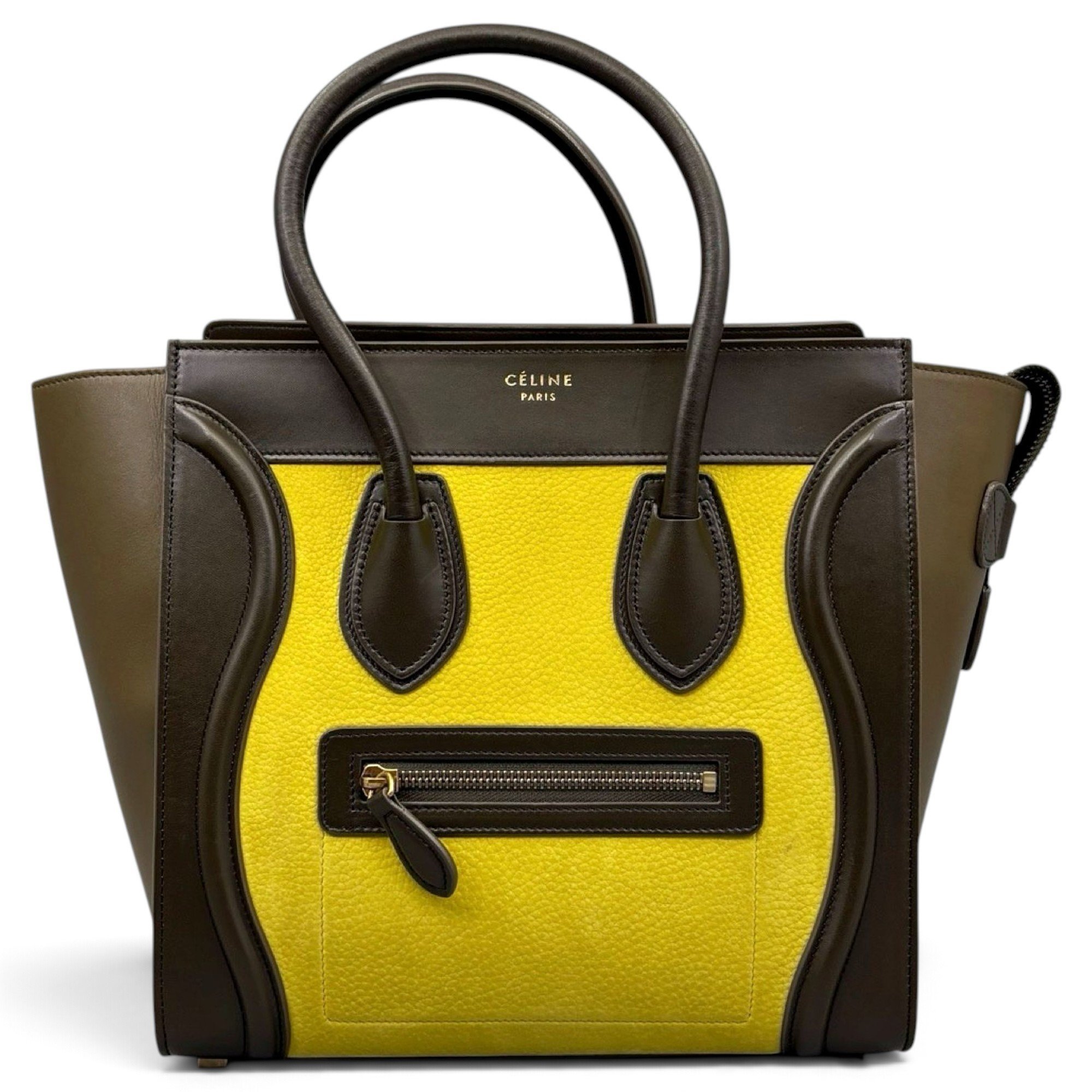 Luggage leather tote