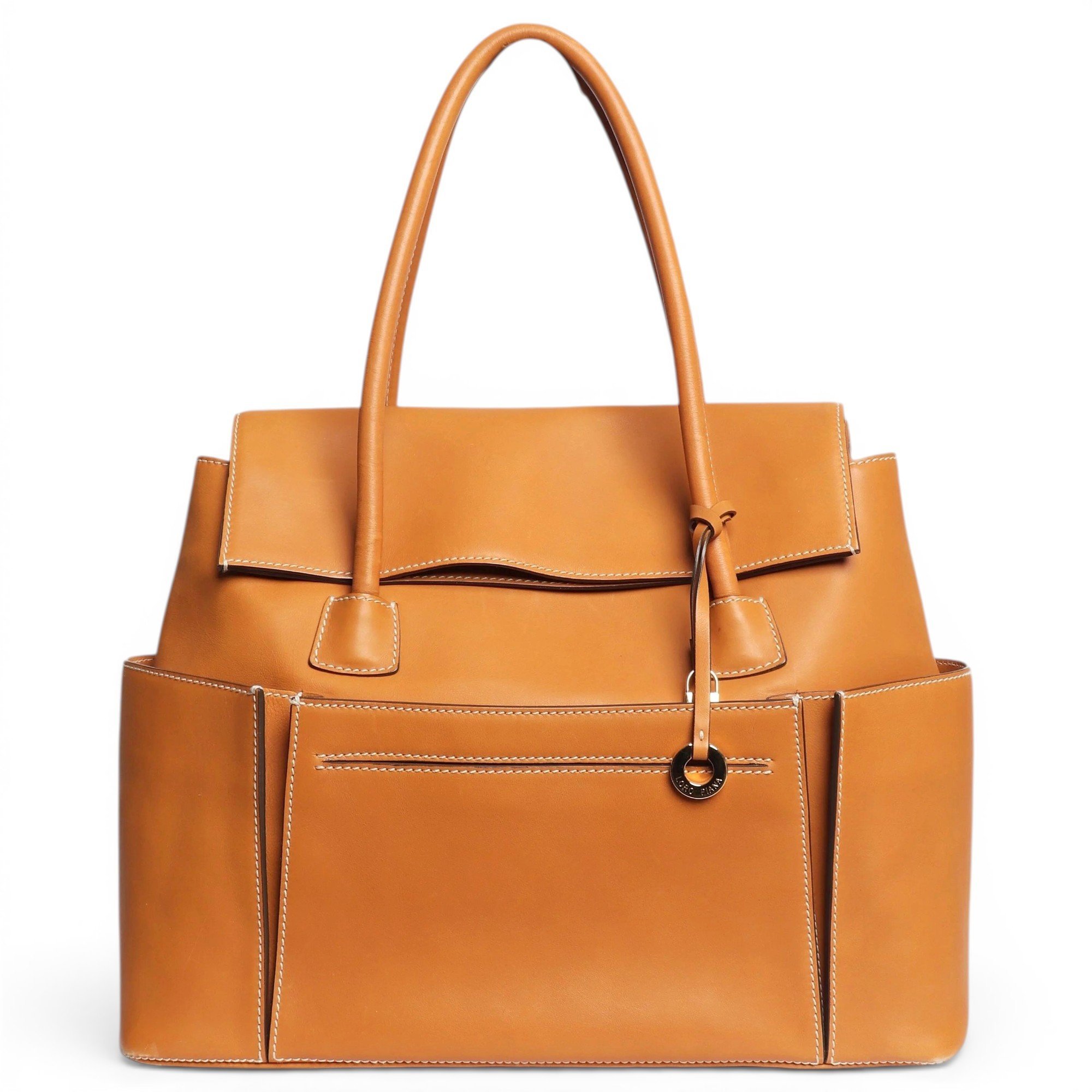 Leather tote