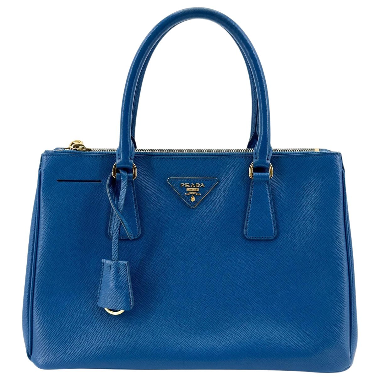 Double leather tote
