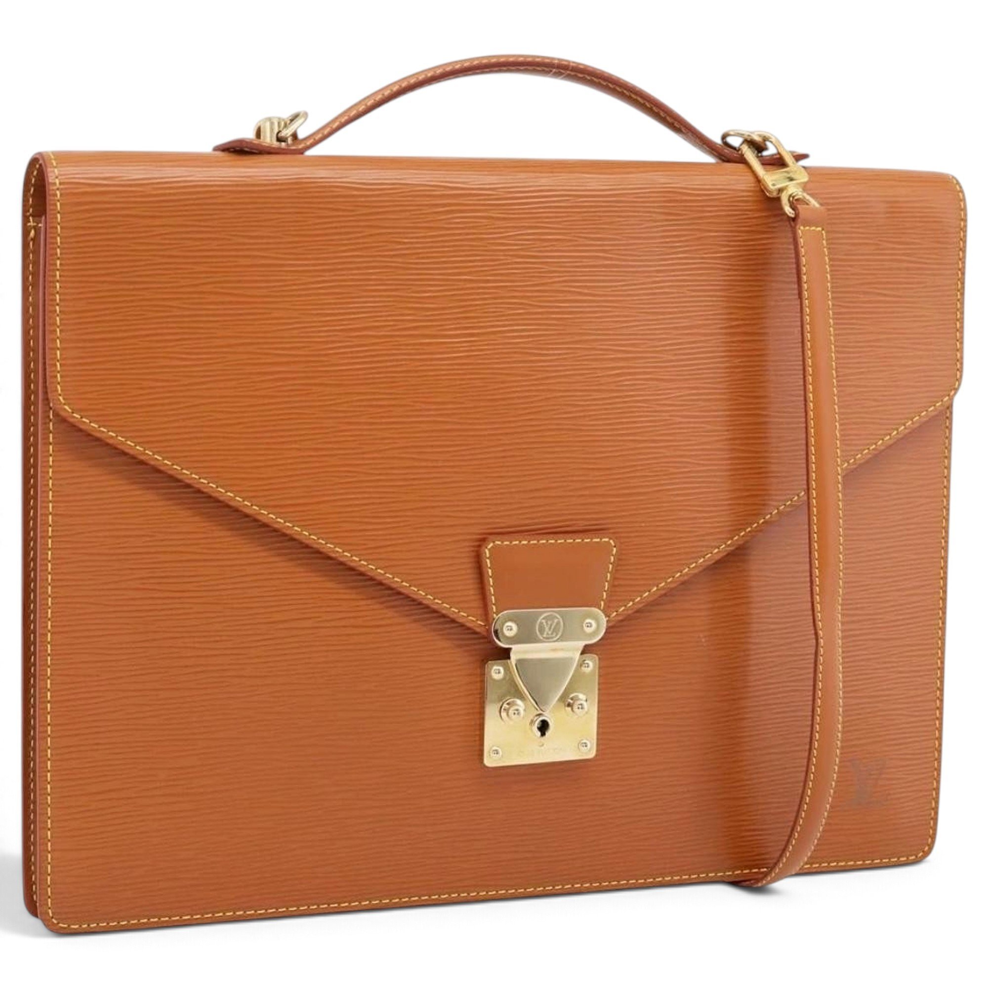 Leather travel bag