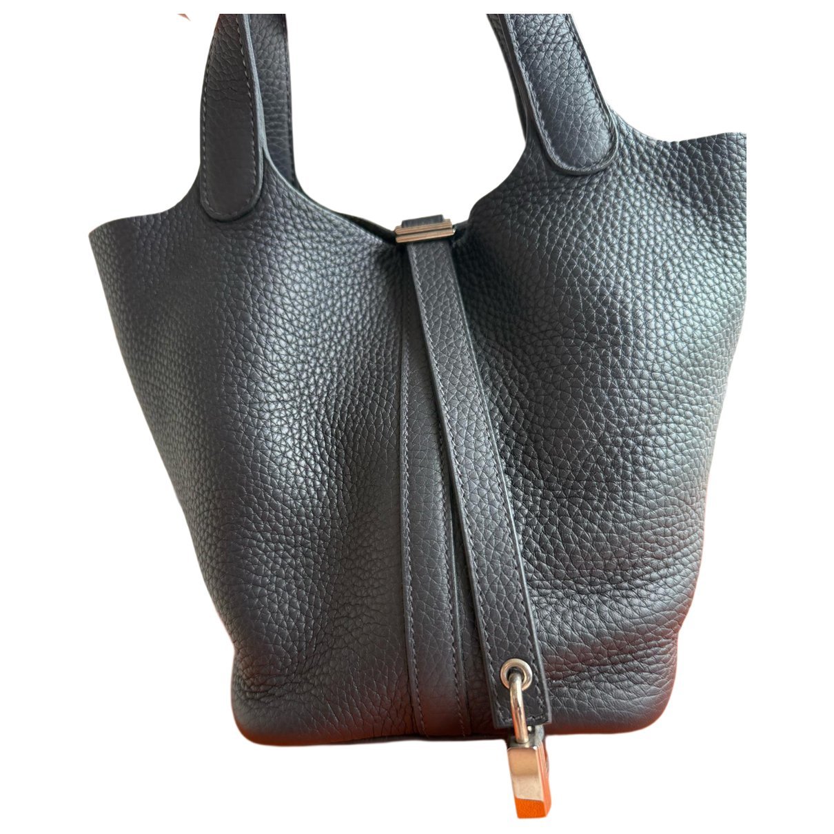 Picotin leather handbag