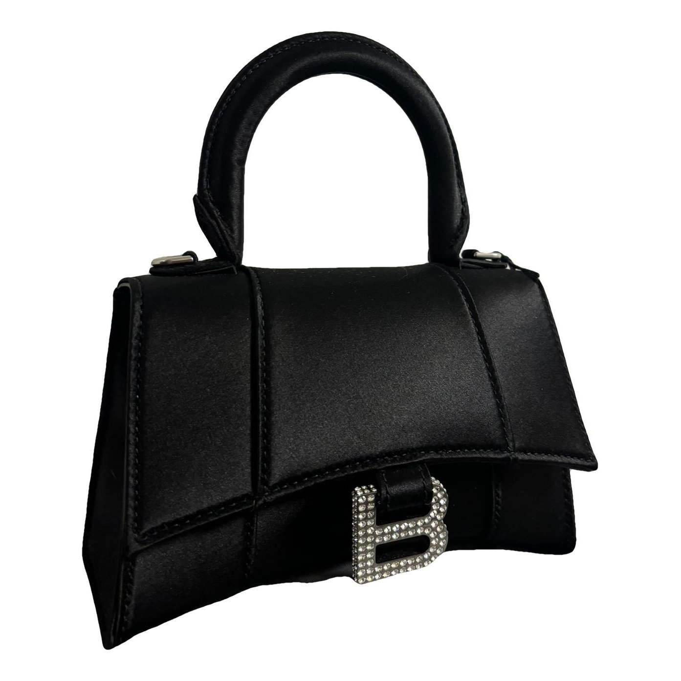 Balenciaga Hourglass silk crossbody bag