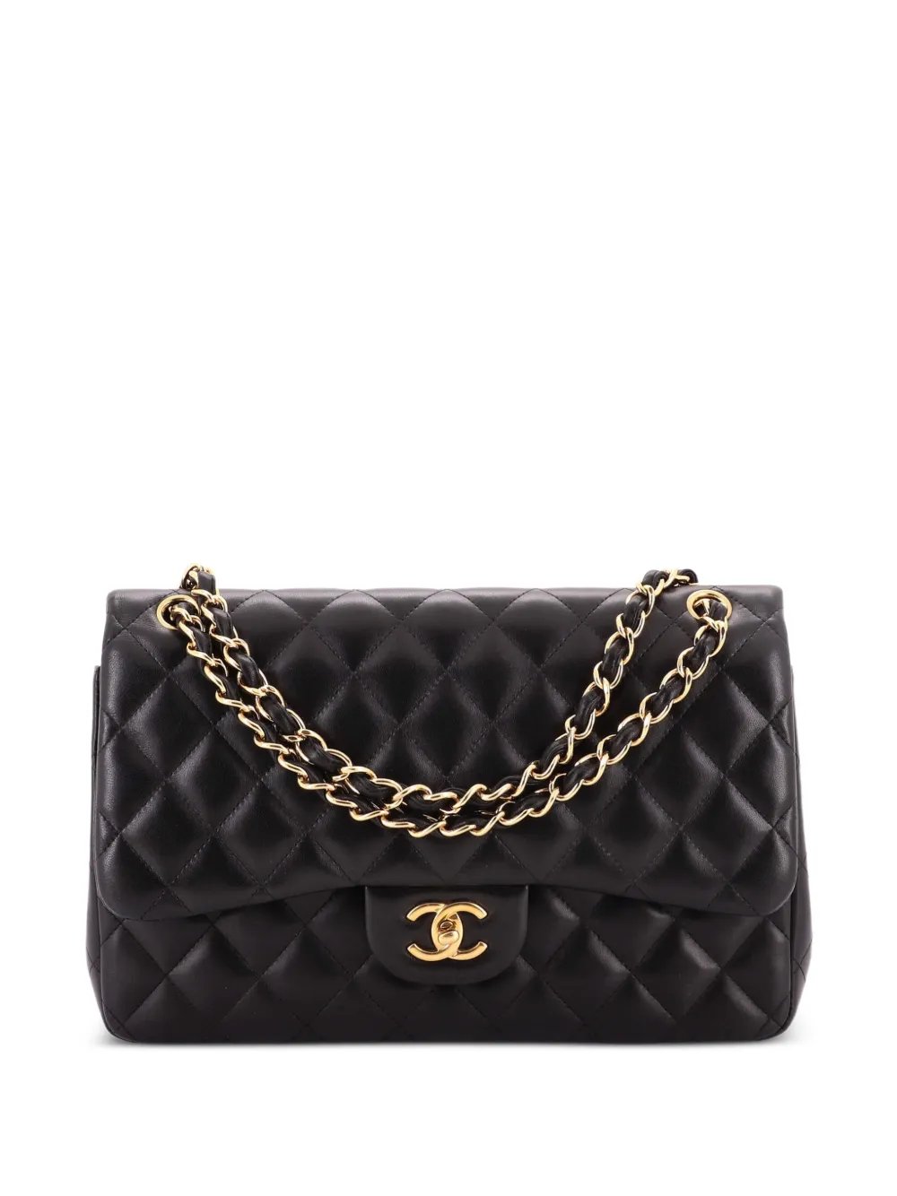 Classic Double Flap Bag Quilted Lambskin Jumbo shoulder bag