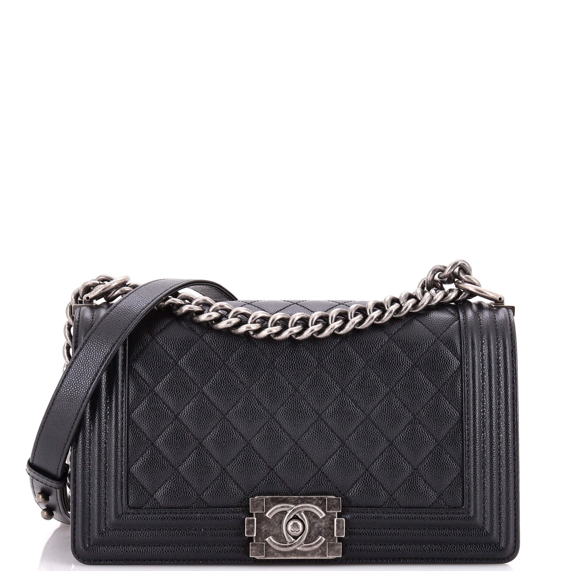 Boy leather crossbody bag
