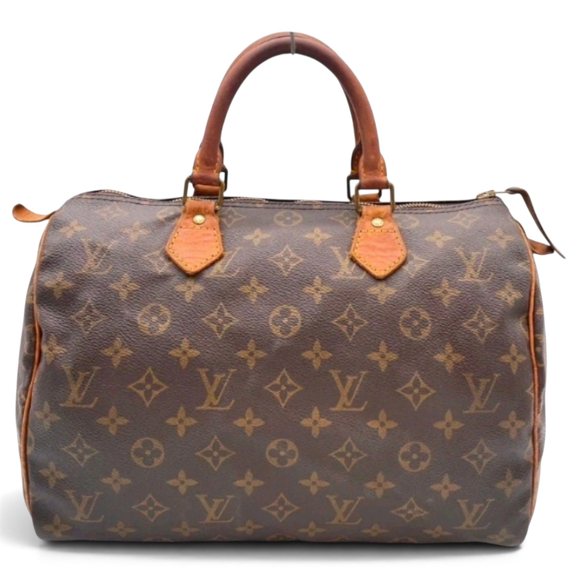 Speedy leather handbag