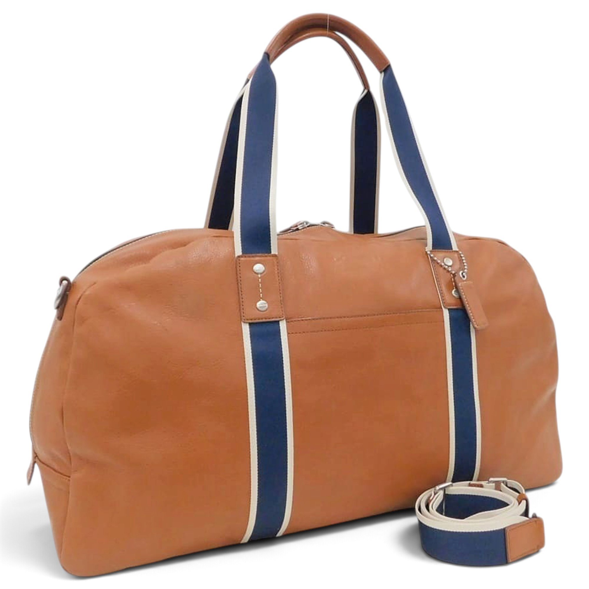 Leather travel bag