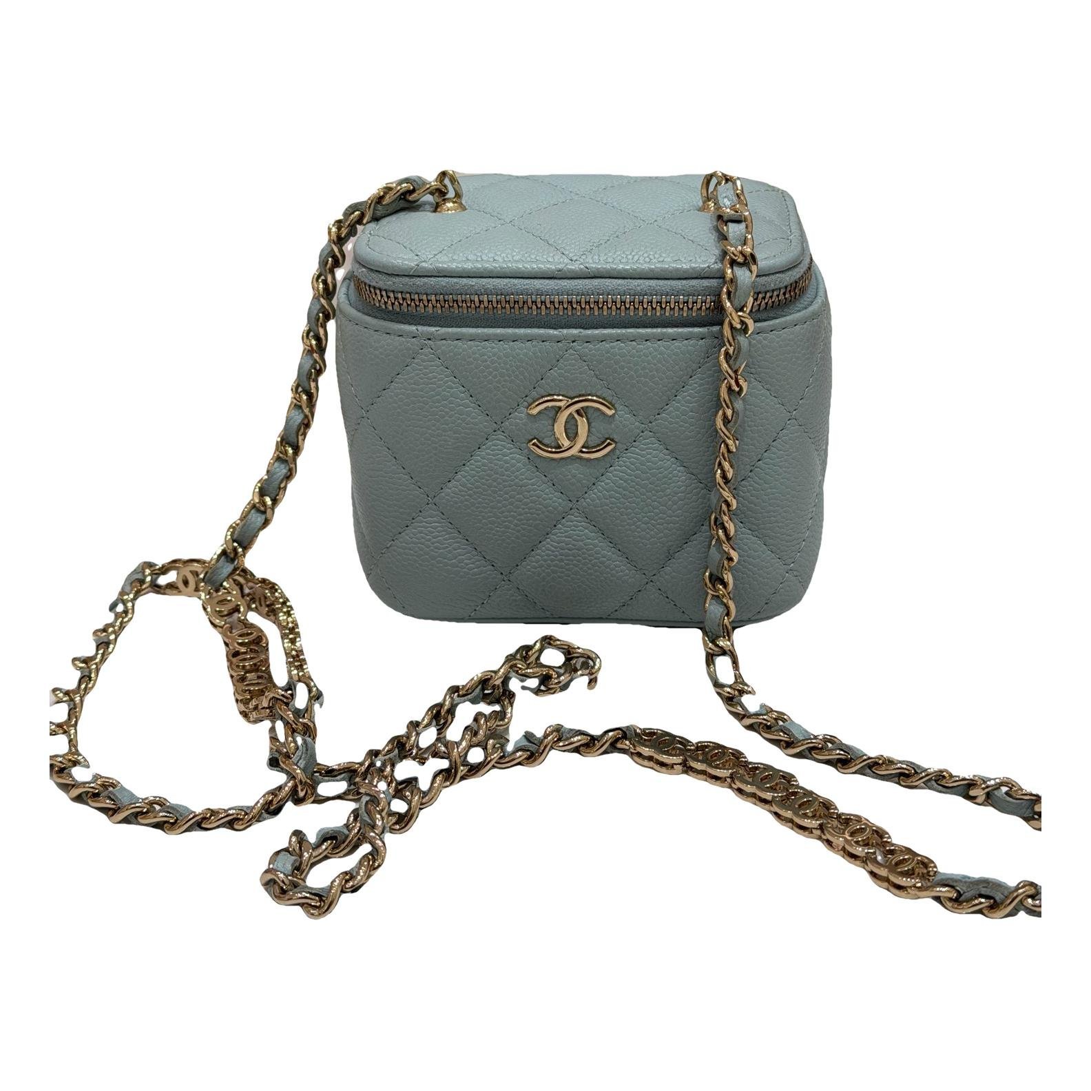 Trendy CC Vanity pony-style calfskin handbag