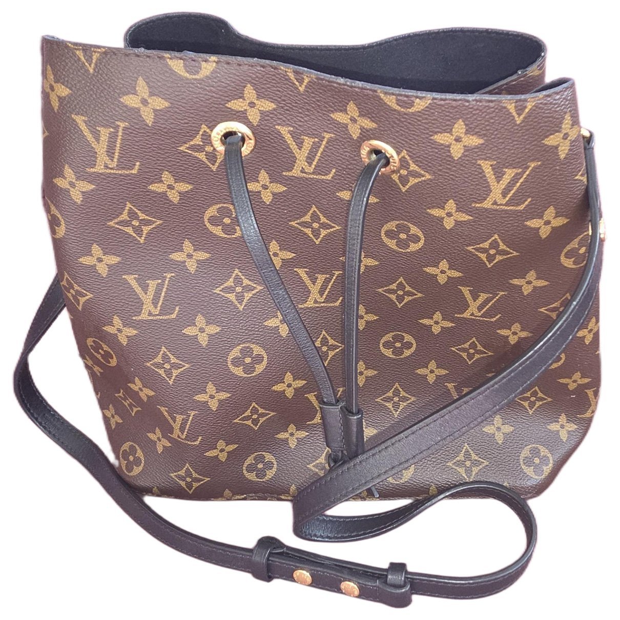 Louis Vuitton NéoNoé patent leather handbag
